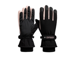 Guantes de esquí para mujer, guantes de invierno impermeables, guantes de nieve con pantalla táctil