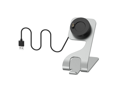 Base de carga metálica magnética giratoria Garmin Venu 2 (gris)