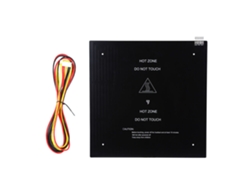 Base de sustrato de aluminio calefactable de 310x310 mm, 24 V, 220 W para impresora 3D con accesorios.
