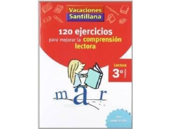 Libro VACACIONES SANTILLANA 3 PRIMARIA 120 EJERCICIOS PARA MEJORAR LA COMPRENSION LECTORA de S L Santillana (Español)