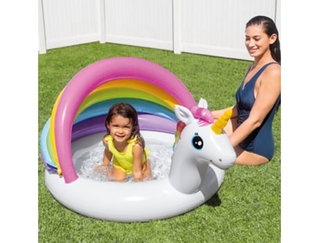 Piscina Para Bebé Unicornio 127X102X69 cm INTEX