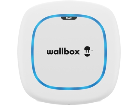 Cargador WALLBOX Pulsar Max 22Kw Blanco Tipo 2 Con Manguera de 5 Metros