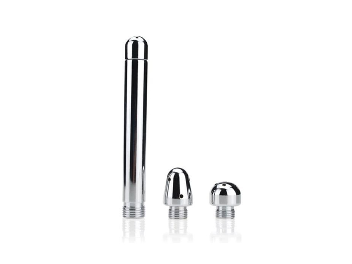 Bidés Grifo de bidé Limpiador de ducha Limpieza anal vaginal con 3 tapones para la cabeza Limpiador anal de glúteos # A