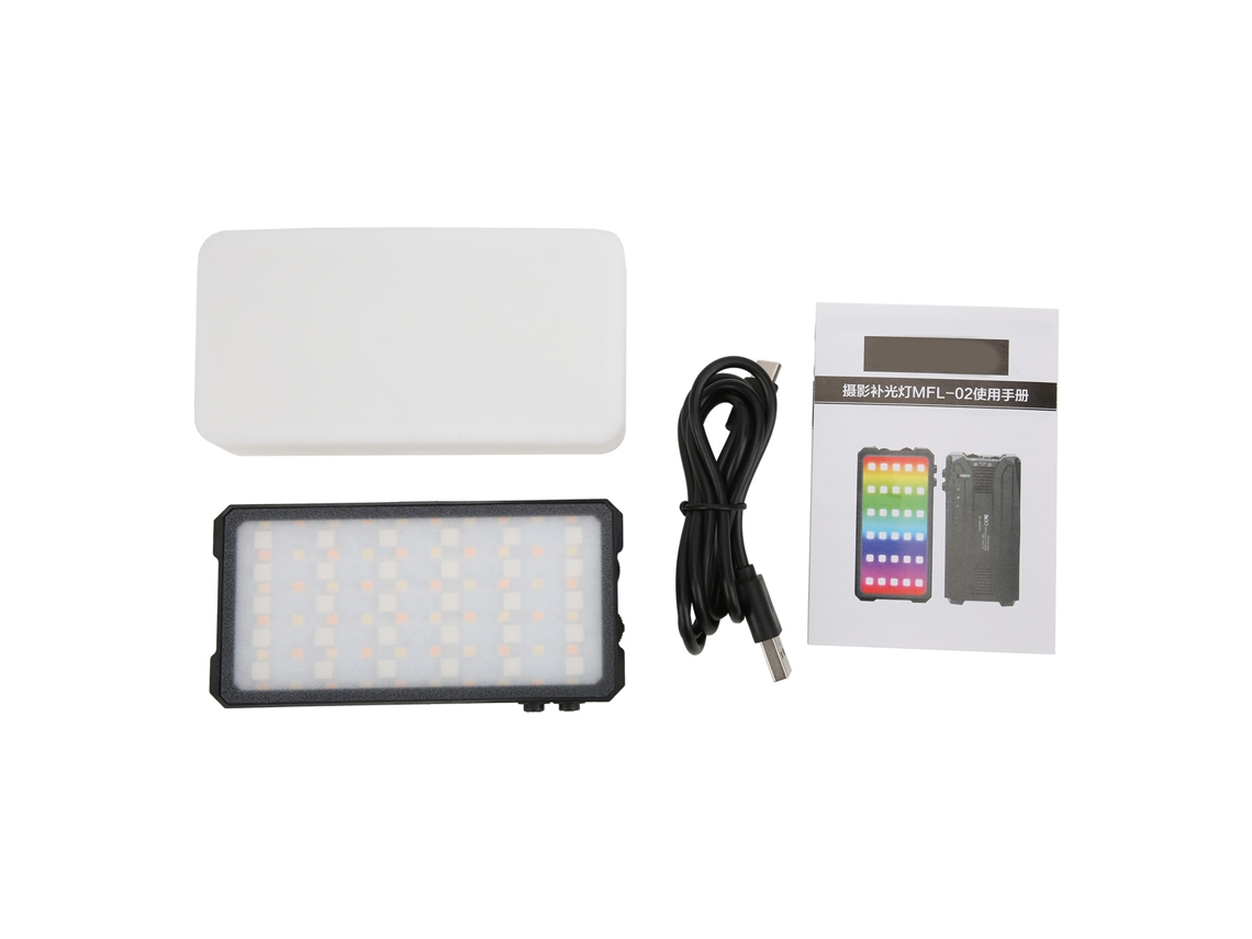 2026-luz De Relleno Con Funda De Luz Suave Rgb Led Full Color Ajustable Portátil Para Fotografía Y Video