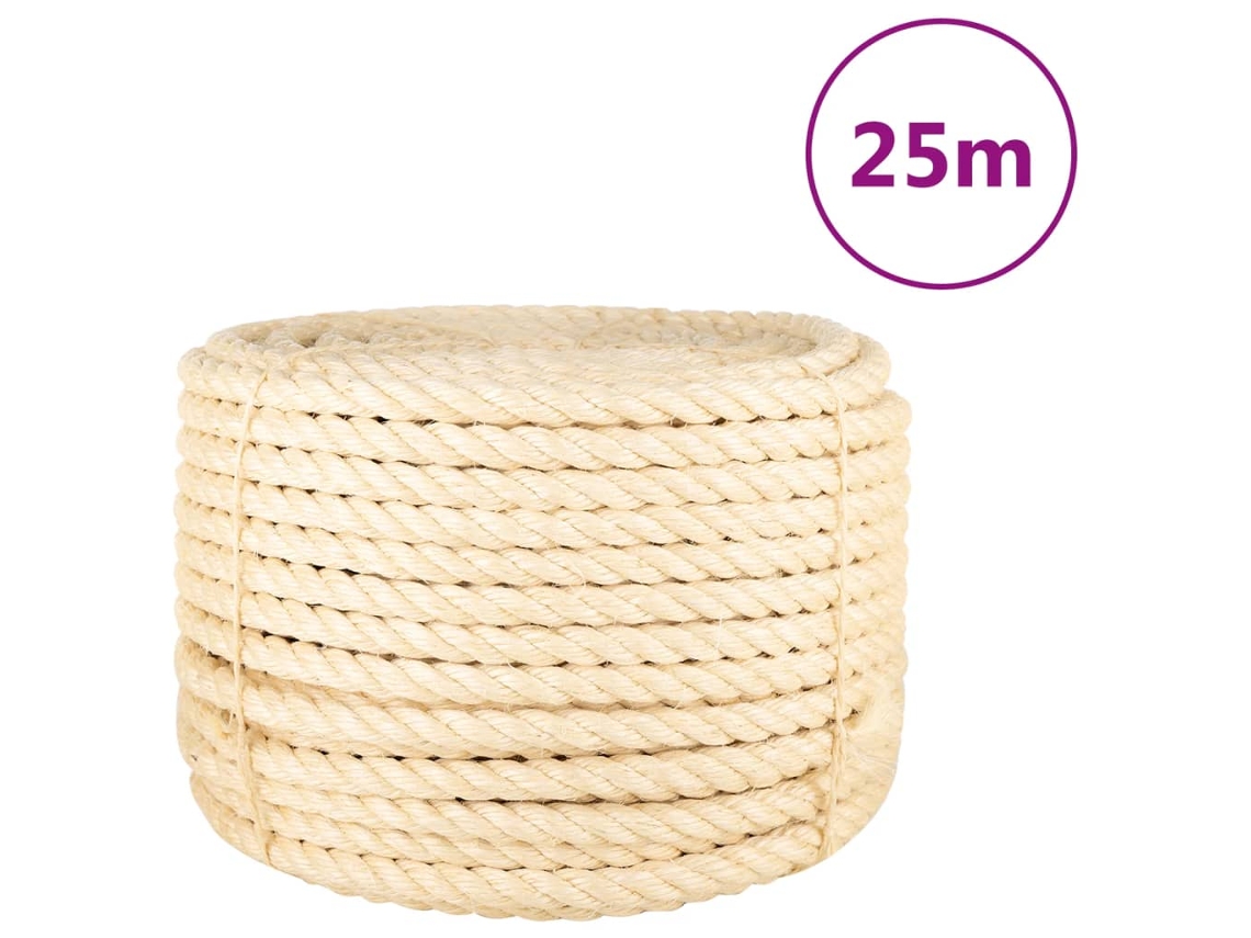 Cuerda 100 Sisal 20 Mm 25 M