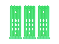 Soporte Para Anillas De Palomas De 3 Piezas, 4 Columnas, Abs, Ahorra Espacio Para Palomas Mensajeras.