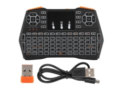 Teclado Inalámbrico I8 Plus Mini Con Panel Táctil Y Retroiluminación Led, Batería De Litio.