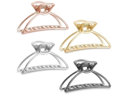 Linjou 4 Pinzas Para El Cabello Antideslizantes De Metal Hueco Para Mujeres Y Niñas, Cabello Fino O Grueso.
