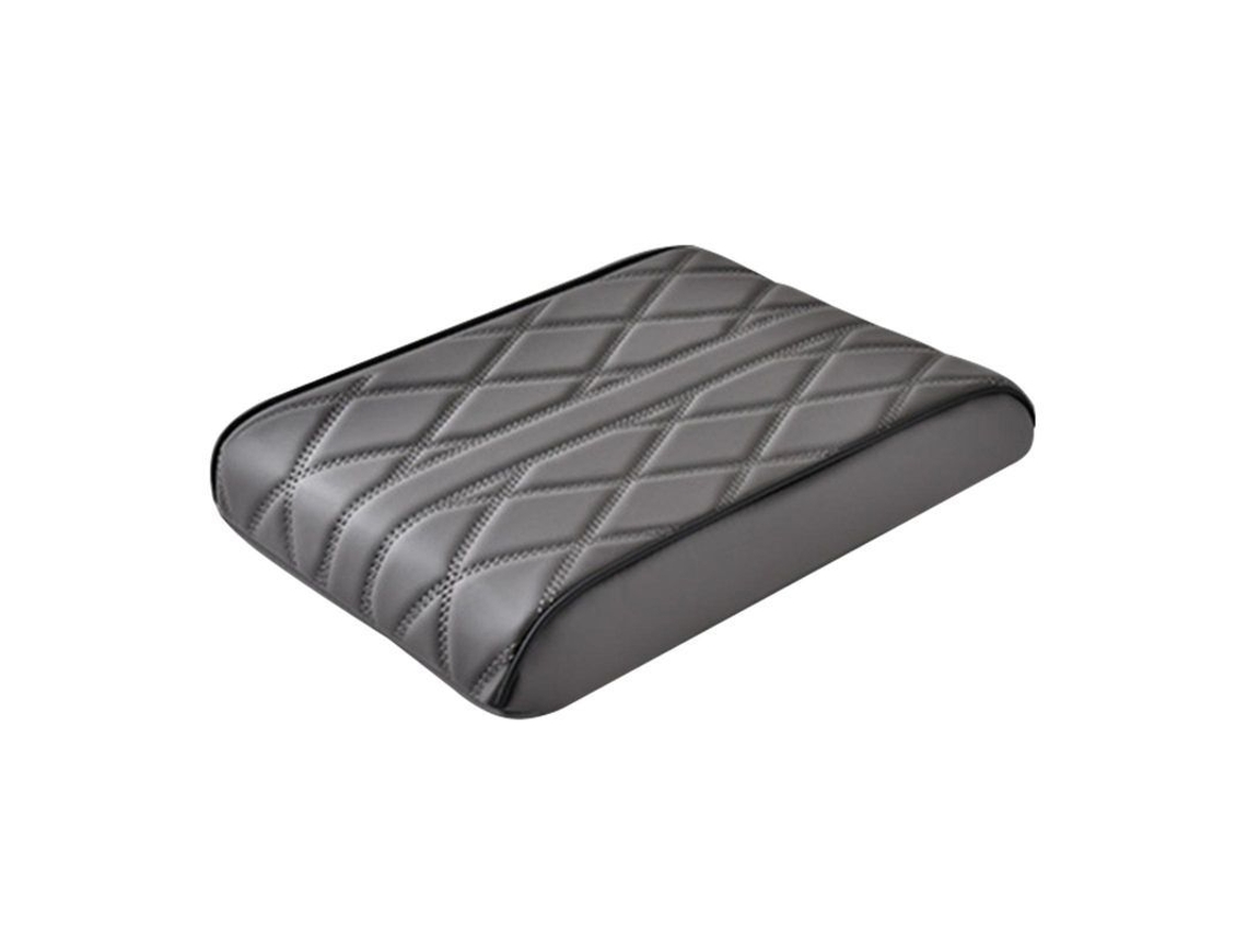 Protector Universal De Cuero Para Reposabrazos De Coche, Cojín Impermeable Para Consola Central De Suv/camioneta/vehículo - Gris