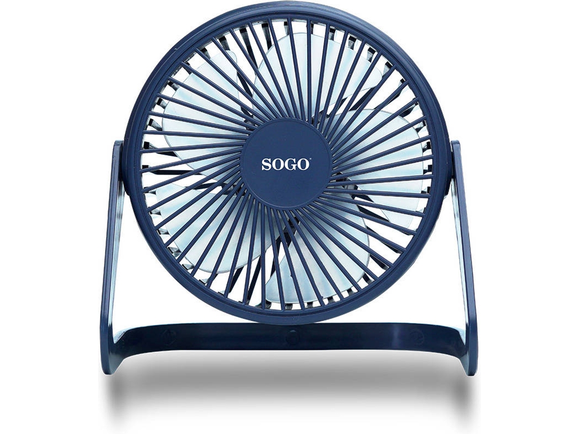 Mini Ventilador de Mesa SOGO VEN-SS-21401-N (1 velocidades - 2 W - Diámetro 12 cm)