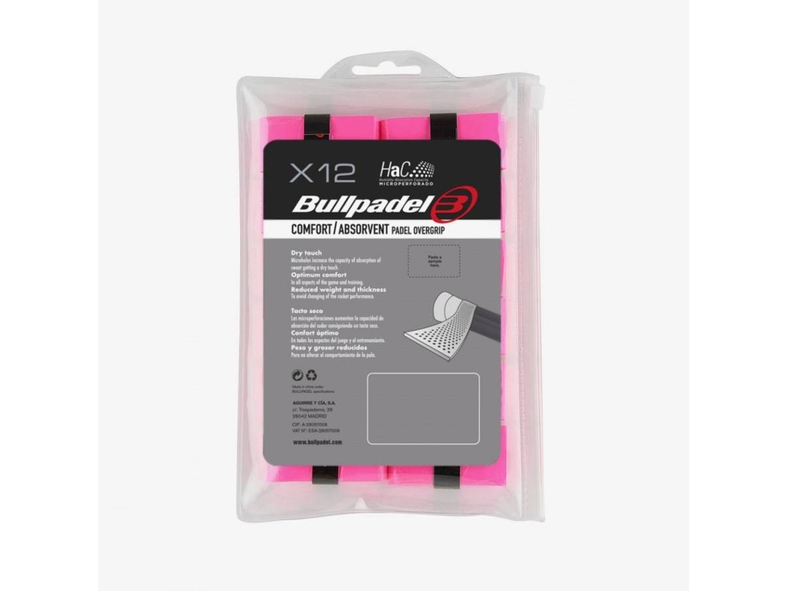 Overgrip BULL Pádel Gb1601 (12 Unidades)
