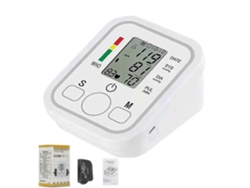 Monitor de presión arterial avanzado para uso doméstico, dispositivo de brazo, lecturas precisas, pantalla LED. GOKOCO