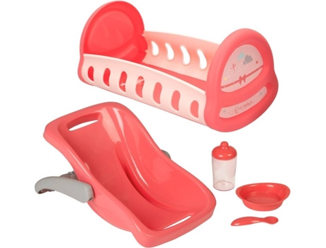 Cuna CB TOYS Muñecas con accesorios colorbaby's