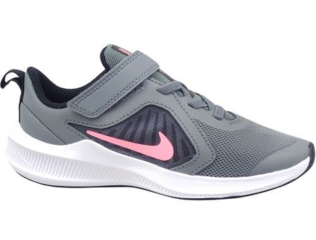 Zapatillas Deportivas NIKE Downshifter 10 (Gris - Material Sintético, Tejido - 33,5)