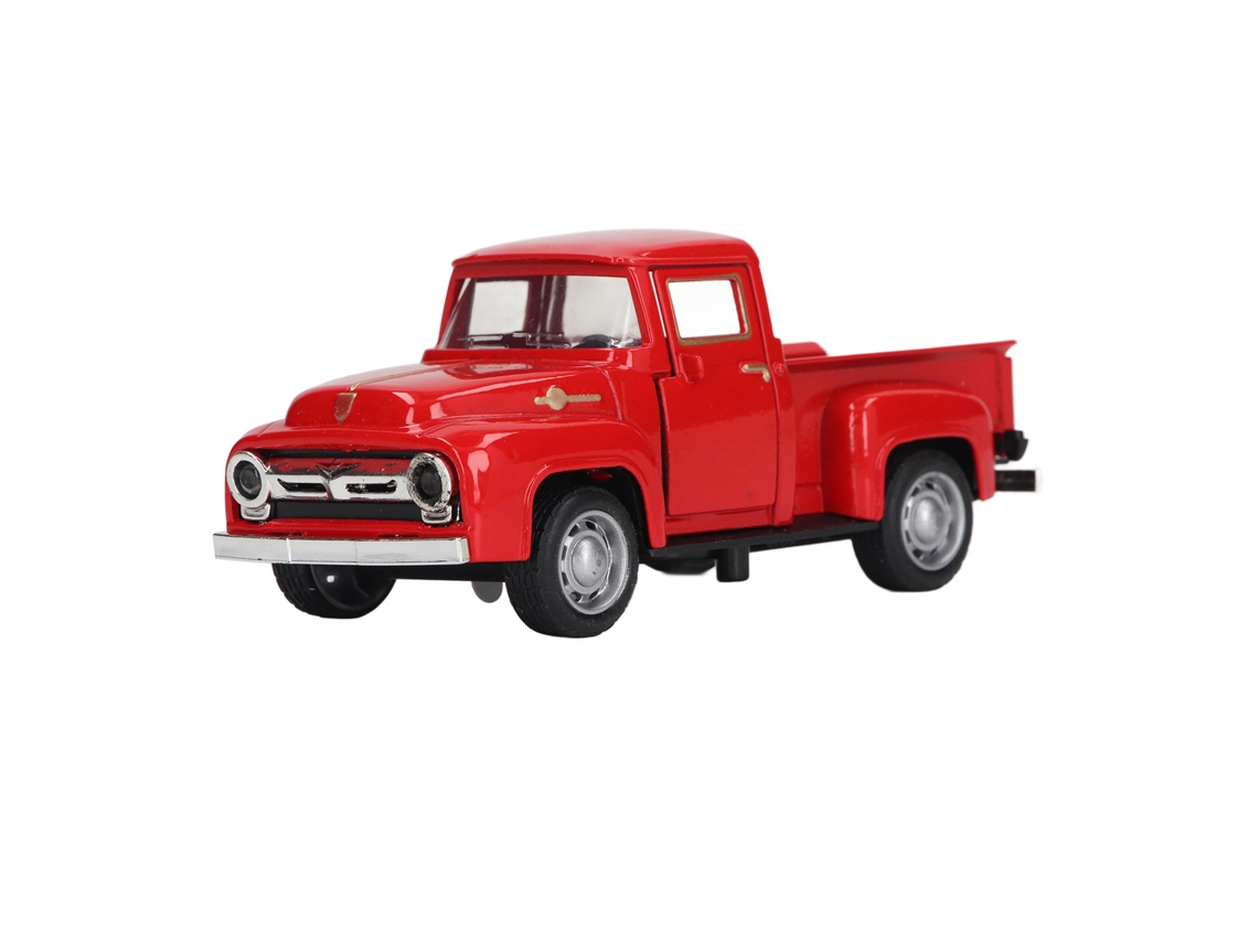 Modelo De Camioneta Pickup Decorativa Clásica De Aleación Fundida A Presión Para Niños - Rojo