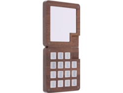 Caja Vacía Para Pinturas De Acuarela, Madera Marrón, 15 Compartimentos, Paleta Práctica.