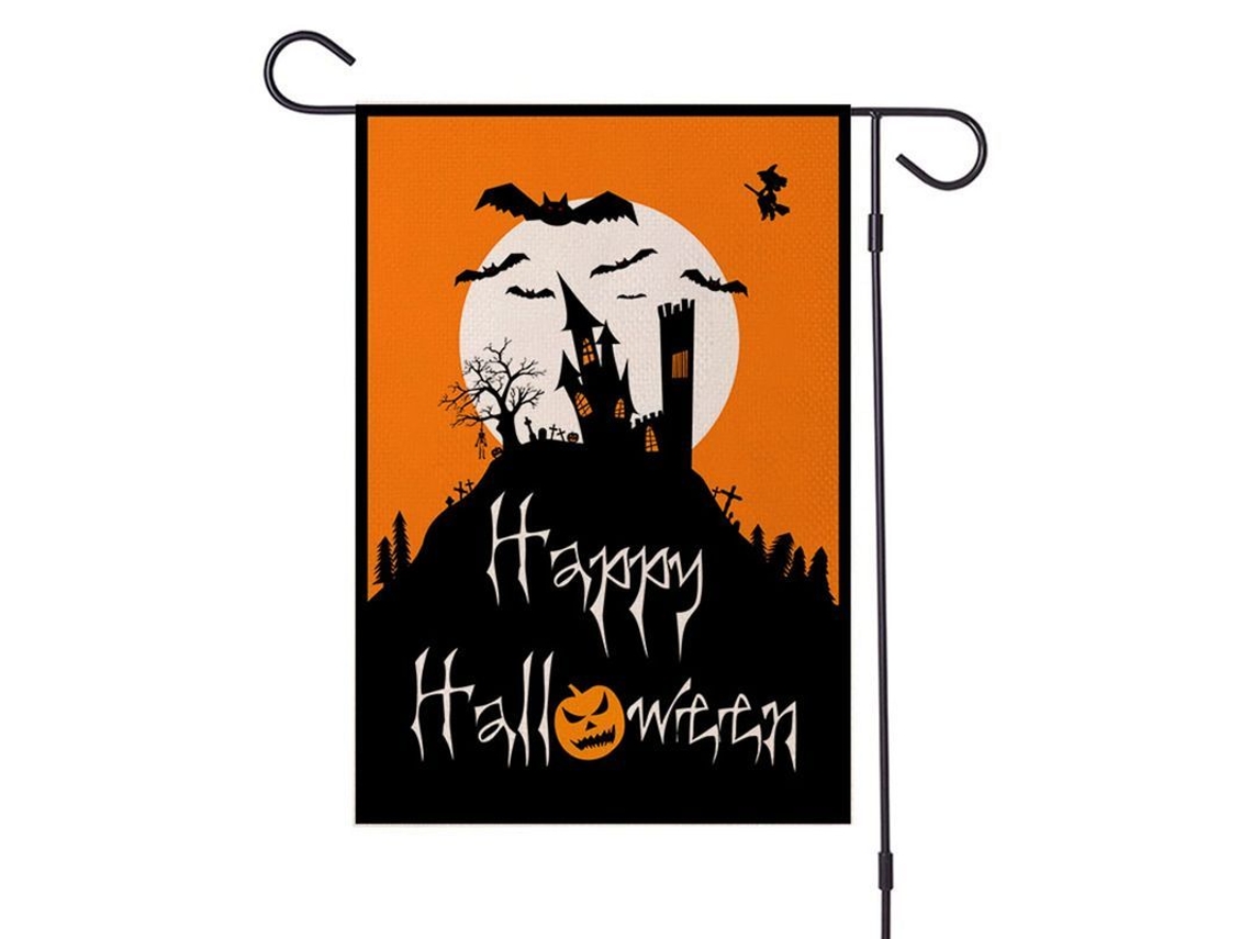 2026-banner De Jardín De Halloween Decoración Exterior Para Patio Y Jardin Navideño Festivo