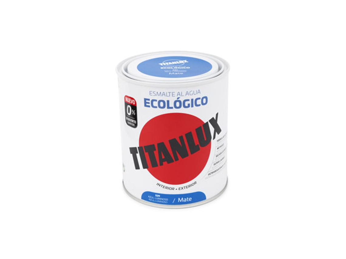 Esmalte Al Agua Ecologico Mate TITANLUX