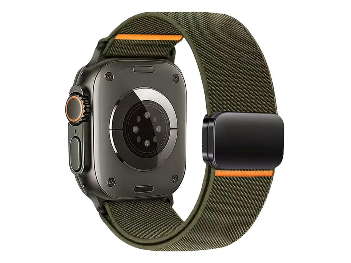 Correa para Apple Watch de 44/45/46/49 mm - Nylon elástico con cierre magnético