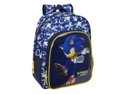 Mochila escolar Sonic City (poliéster 300d azul)