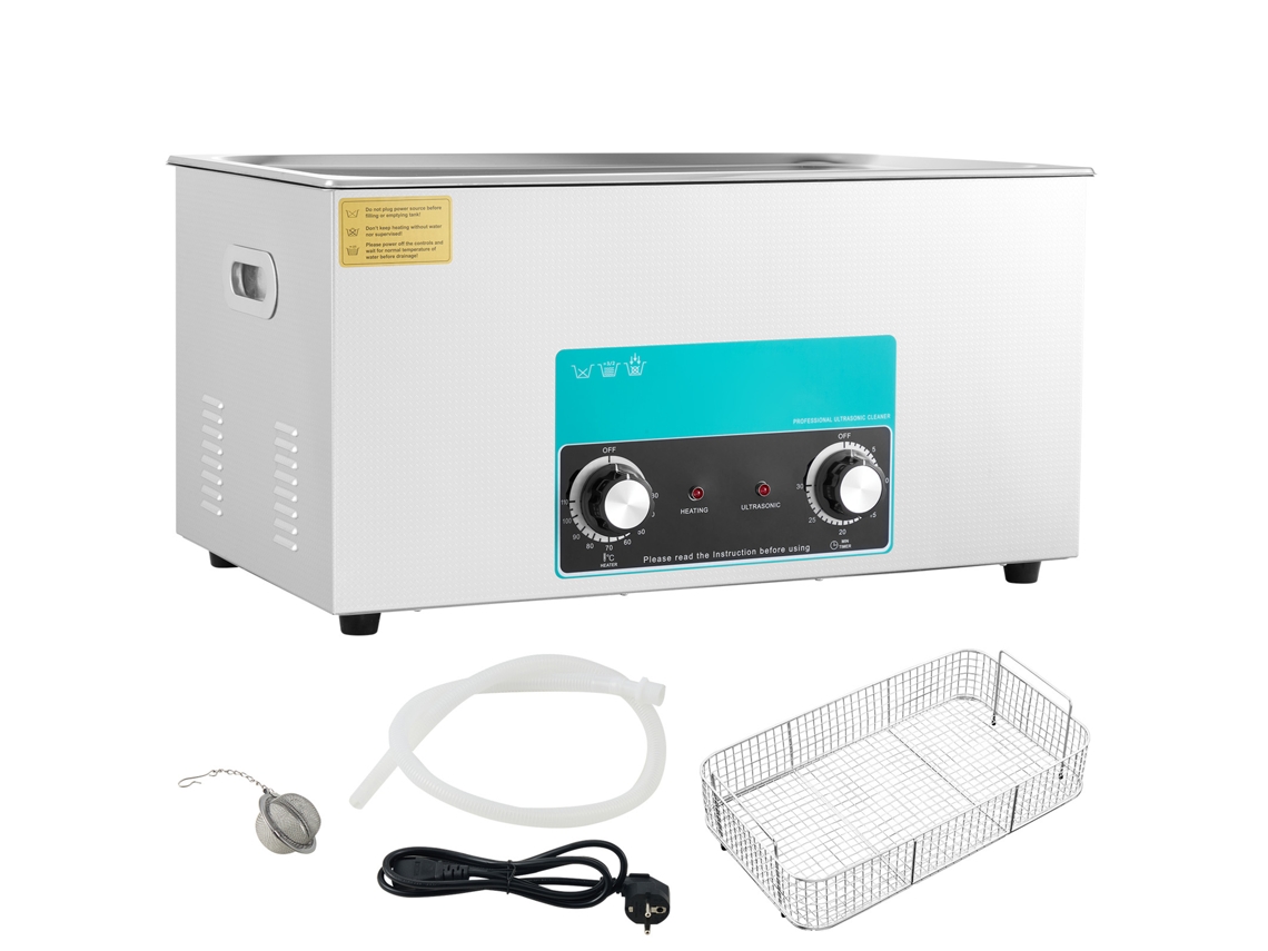 Limpiador ultrasónico Succebuy de 22 l: máquina de limpieza ultrasónica para joyas y gafas