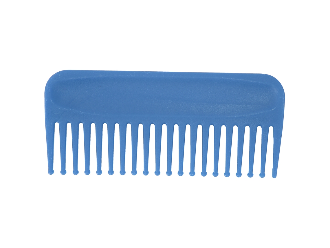 Peine De Dientes Anchos Para Desenredar Cabello Sin Mango Peine De Pelo Húmedo Seco Para Salón Hogar Azul