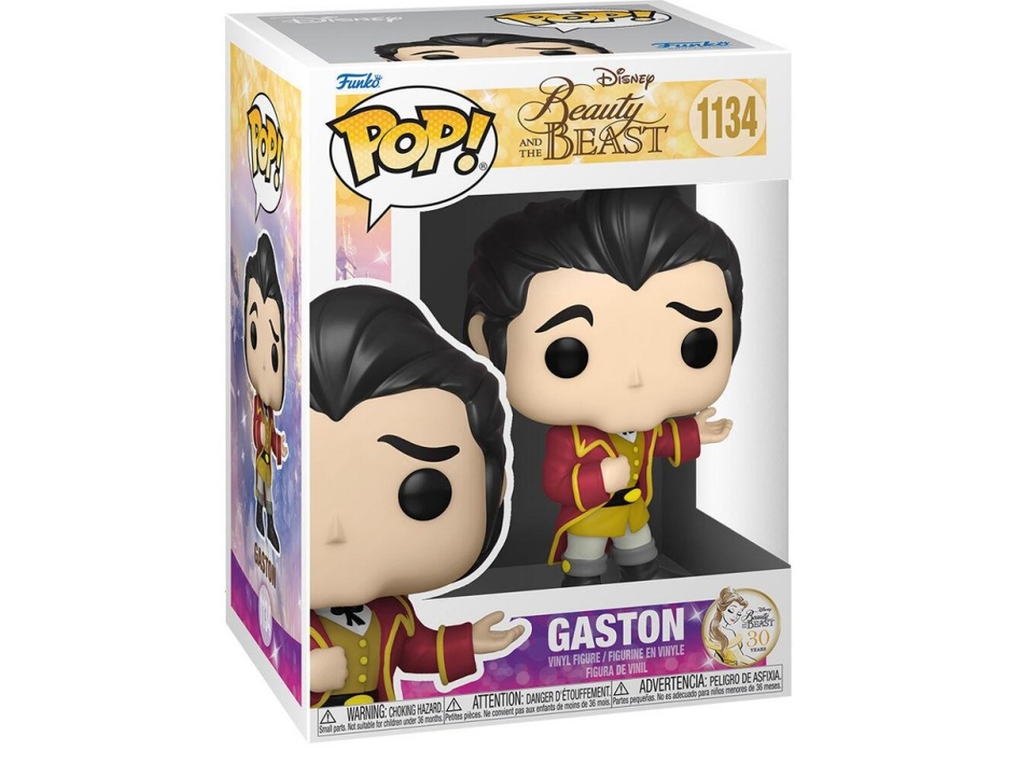 Figura FUNKO pop! disney la bella y la bestia gaston modelo 1134 | 57584