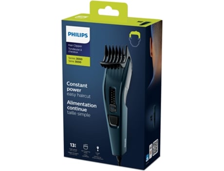 Cortapelos con cuchillas de acero inoxidable Philips Hairclipper Series 3000