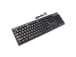 Teclado mecánico para juegos con cable