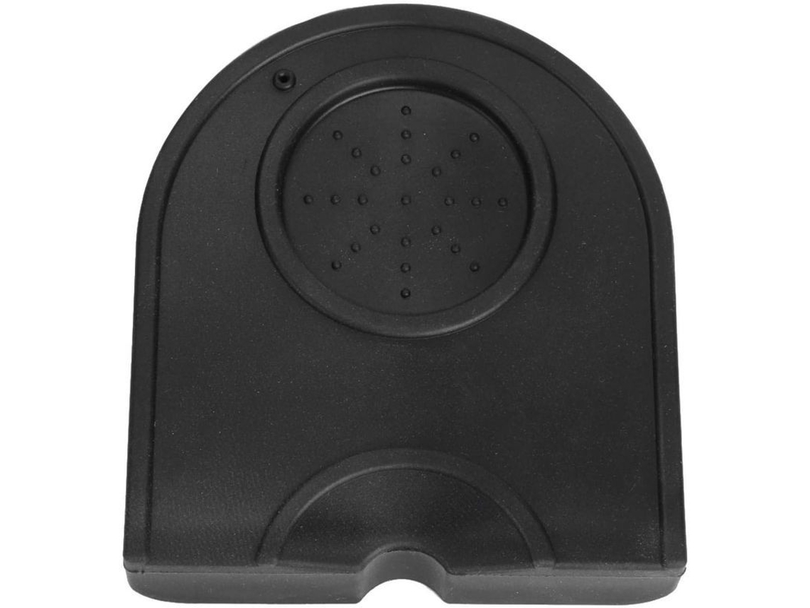 Alfombrilla De Silicona Antideslizante Para Cafeteras Semiautomáticas, 14 X 12,5 Cm, Color Negro.