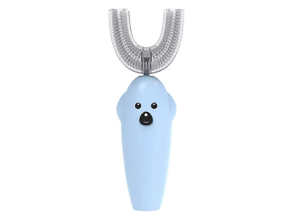 Cepillo de dientes eléctrico ultrasónico para niños con forma de U para desinfección y secado - Dmart