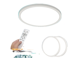 Lámpara de techo LED regulable de 24 W con cambio de color RGB, 2 unidades OEM