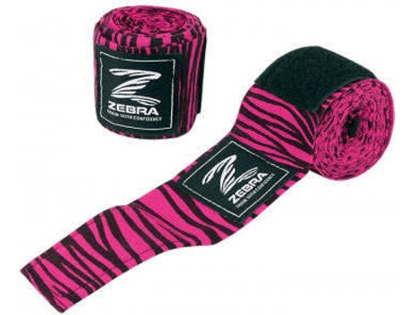 Venda para Boxeo ZEBRA (Rosa, Negro - 450 cm)