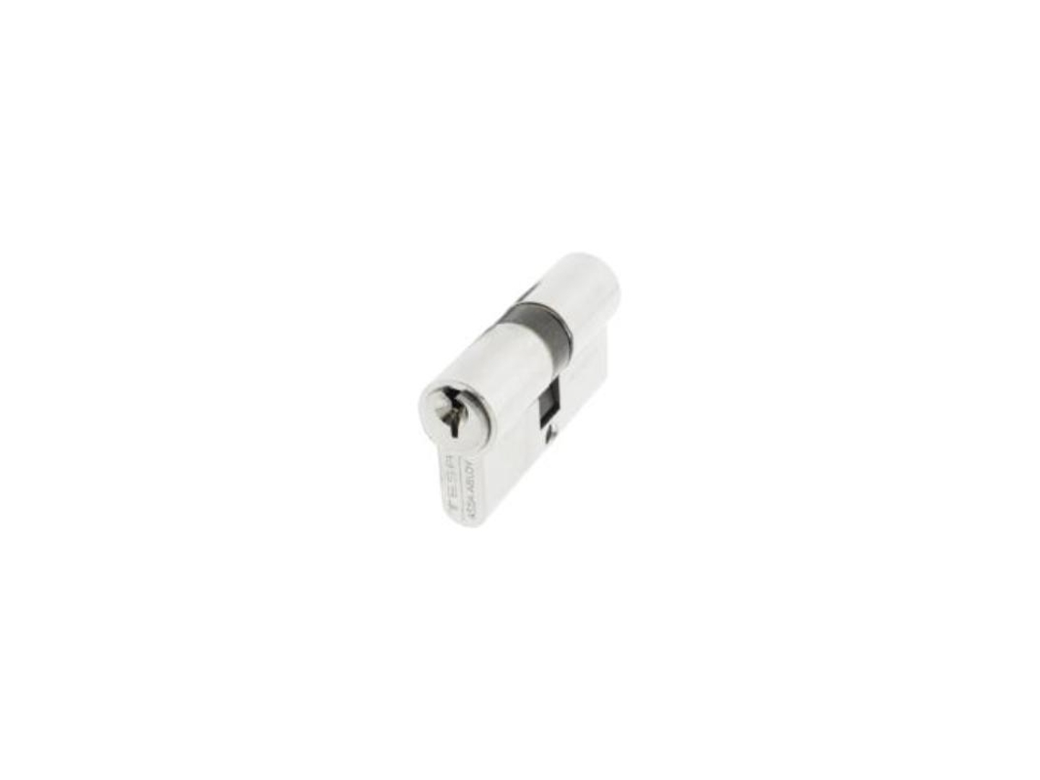 Cilindro Te5 Doble Euro Perfil 40X45 Leva R13 Acabado Niquel. 3 llaves. TESA