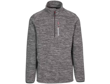 Abrigo Polar para Hombre TRESPASS Flatlid Gris para Montaña (XS)