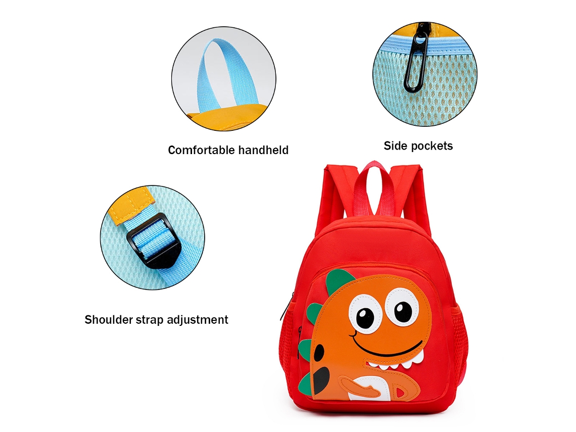 Mochila escolar con dibujos animados para niño y niña, bolsa