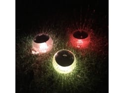 2026 - Conjunto de 4 luzes solares flutuantes com mudança de cor para piscina e jardim