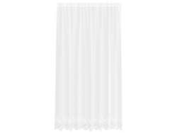 Maison Exclusive - Cortina De Encaje Con Cortinas Floral 240 X 200 Cm Poliéster