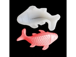 2026-7271-molde De Silicona Para Pasteles En Forma De Carpa Yys Horno Microondas Lavavajillas