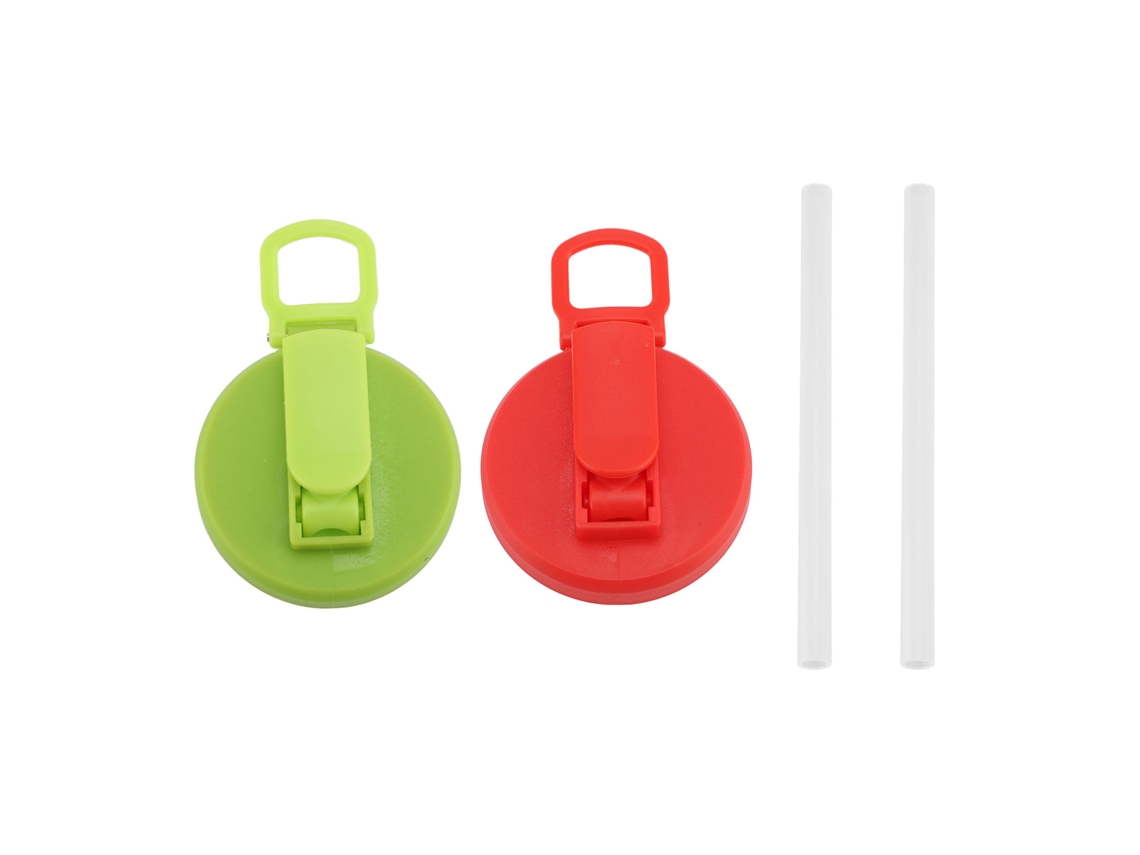 2 Tapones Para Latas Con Pajita, Cierre Hermético, Precintos De Plástico Reutilizables Para Bebidas.