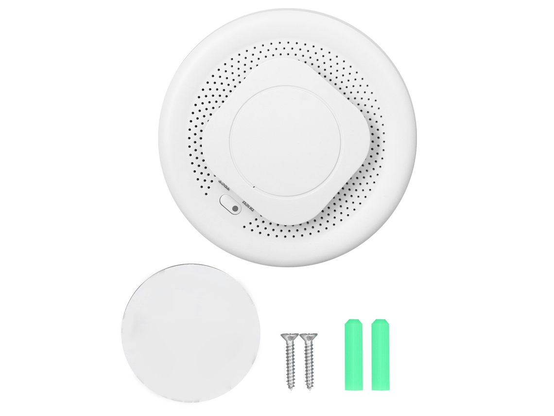 Detector De Humo Inalámbrico Con Sensor De Temperatura Y Alarma Contra Incendios De 3 V Para El Hogar Y La Oficina.