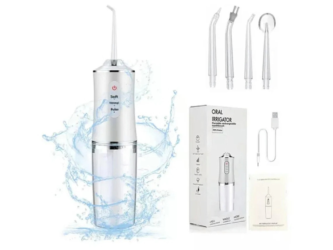 Irrigador bucal Yizhood, blanco