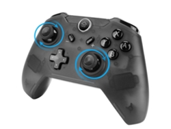 Controlador Inalámbrico, Eje Giroscópico, Doble Impacto, para Switch, Negro