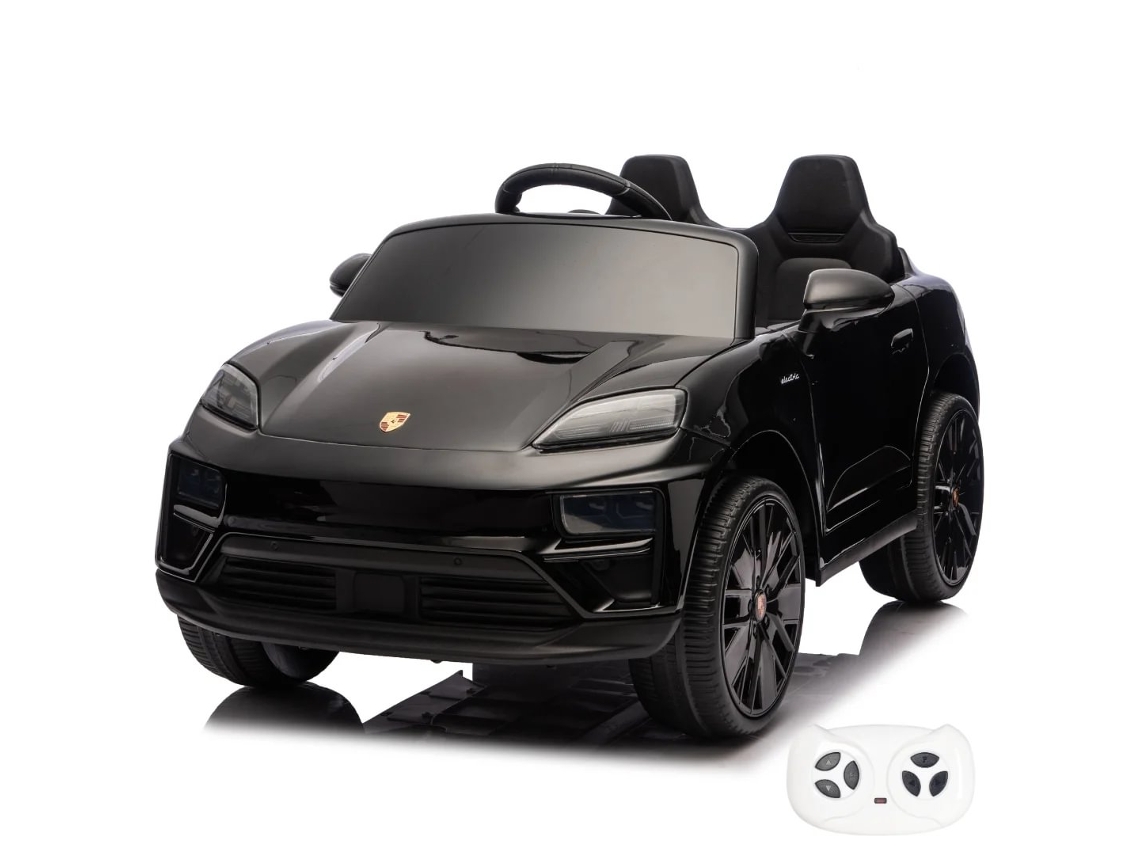 Vehículo Eléctrico Infantil Porsche Macan Turbo Pintura En Aerosol 1 A 6 Años - Vehículo A Batería Con Licencia Oficial, Con Ruedas De Eva,