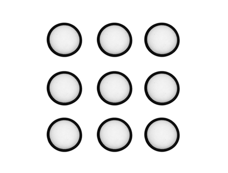 Filtro Hepa de repuesto de limpieza de filtros de 9 piezas para accesorios para aspiradoras Proscenic P8