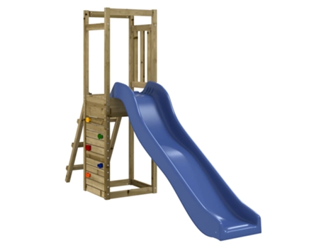 Parque Infantil De Exterior VIDAXL Marrón Madera