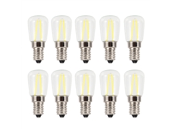 2026-10 Piezas Bombillas Led E14 Filamento Largo Mini Alto Brillo 1.5w Ac230v