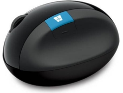 Ratón MICROSOFT Sculpt Ergonomic (Inalámbrico - Regular - 1600 dpi - Negro)