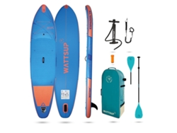 Tabla de SUP hinchable Wattsup Espadon 11'8 - 355x86x15cm Dropstitch - Incluye remo, correa, bomba y bolsa de transporte