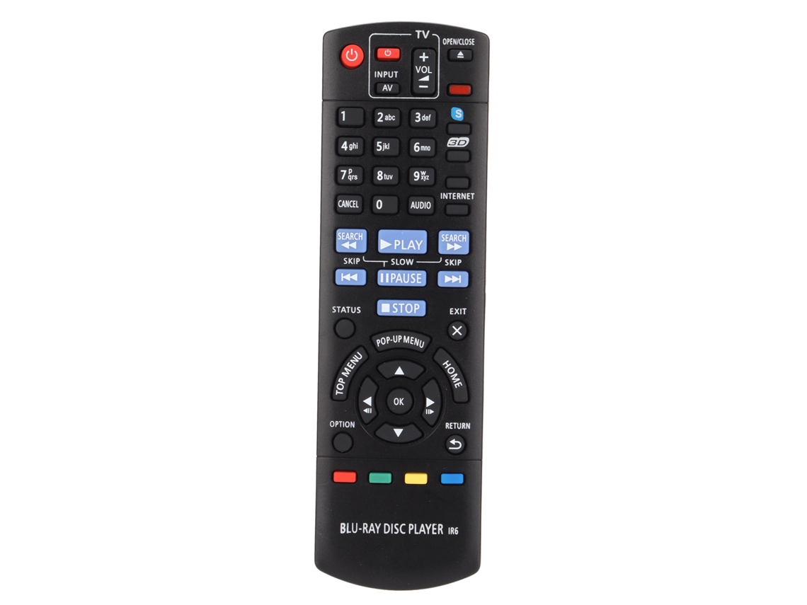 Control Remoto (reemplazo Resistente Al Desgaste) Para Reproductor De Blu-ray Panasonic Dvd N2qayb000723